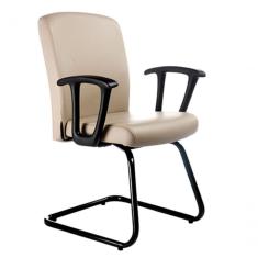 Cadeira Diretor Luxuosa com Base em S Linha Alpha Bege