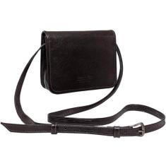 Bolsa MIni Em Couro Legitimo Pequena Tiracolo Transversal Alça Ajustav