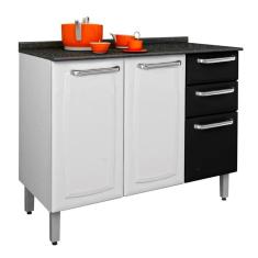 Balcão Cozinha Itatiaia Luce 2 Portas 3 Gavetas IG3G2-105