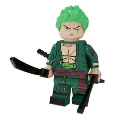 Boneco Blocos De Montar One Piece Zoro Rocks