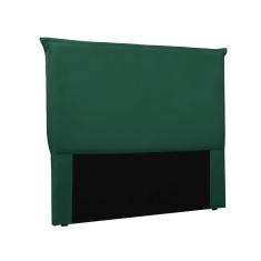 Cabeceira Cama Box Casal 140 Cm Garden Veludo Verde S04 - D`rossi