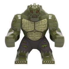 Boneco Blocos De Montar Big Crocodilo Super Vilão Batman