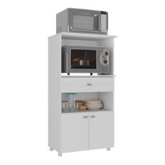 Balcão para Forno e Microondas Multimóveis 2 Portas 1 Gaveta Fg4060g Branco