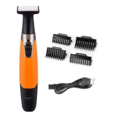 Barbeador Elétrico Recarregável Kemei 1910 A Prova D'Água, Bivolt