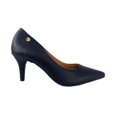 Sapato Feminino Salto Medio Vizzano Pelica e Verniz 1185702, Preto, 38