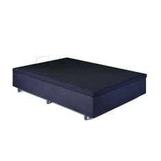 Base Box Baú Casal 128x188x42cm Suede Preto