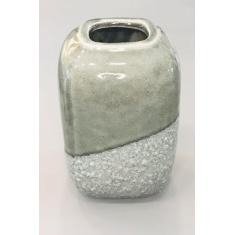 VASO DE CERAMICA CINZA