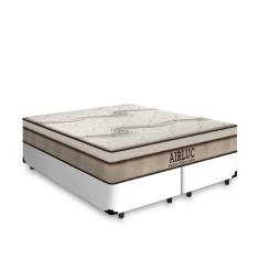 Cama Box King + Colchão de Molas Ensacadas Gazin Airluc 193cm