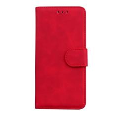 PuRoxx Capa flip para iPhone 15 Pro Max/15 Pro/15 Plus/15, capa com suporte de couro fosco, fecho magnético, carteira com compartimento para cartão, vermelho, 15ProMax
