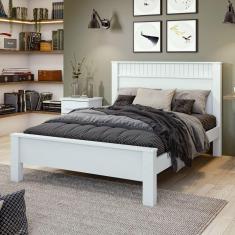Cama Casal Athenas Plus Móveis Lopas Branco