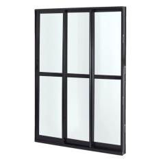 Porta Sacada 3 Folhas Alumínio 1,20 X 2,10 com Fecho Hale Esquadrias