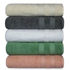 Kit 8 Toalha De Banho Fio Penteado Extra Macia - Comfort