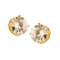 Brinco Ponto de Luz Banhado a Ouro 18k