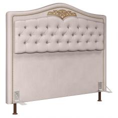 Cabeceira Cama Box Casal Queen 160Cm Imperial J02 Suede Bege - Mpozenato