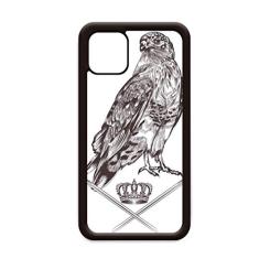 Capa Eagle Sword Crown Animal Barroco Style para iPhone 12 Pro Max para Apple Mini Mobile Case Shell