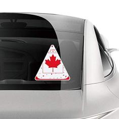 Adesivo de carro Happy Canada Day 4 de julho, folha de bordo para motocicleta e bicicleta