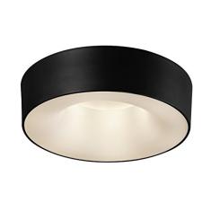 PLAFON SUSHI ALUM PRETO 370MM 4E27 FORMA DA LUZ