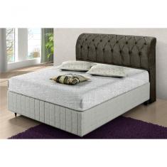 Cabeceira Baú Queen Munique Tabaco