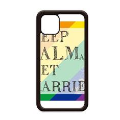 Capa LGBT Bandeira de arco-íris Get Married para iPhone 11 Pro Max para Apple Mobile Case