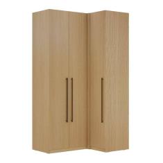 guarda-roupa de canto solteiro infinity 3 pt 2 gv savana