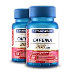 Kit 2 Cafeína 200mg Catarinense Pharma 60 cápsulas