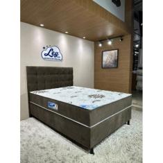 Cama Box Isofort Ouro Luxo Mola Ensacadas e Espuma D26 Ley Colchoes