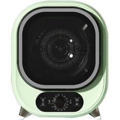 Mini secador de roupa elétrico portátil, secador de roupa compacto com capacidade de carga frontal com banheira de aço inoxidável, secador de roupa elétrico de 500 W, para apartamento, dormi