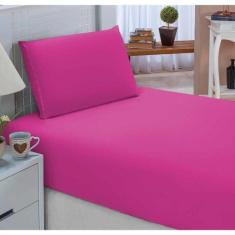 Lençol Casal Queen Cama Box Ponto Palito 3 Pçs Várias Cores - Tuca Cas