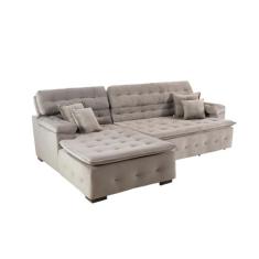 Sofá Retrátil e Reclinável Com Chaise Orlando 2.20x1.50m - Sofisticato