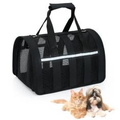 Bolsa Transporte Pet 7kg 48x27cm Aberturas Tapete - Mmcomercio