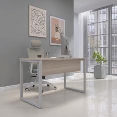 Mesa Madeira 134cm X 60cm M134-60p25 Nogueira Cinza