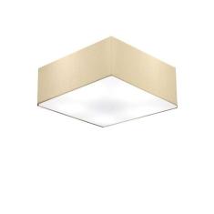 Plafon Quadrado Vivare Md-3001 Cúpula em Tecido 12/35x35cm - Bivolt