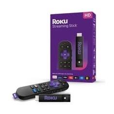 Roku Streaming Stick 2025, Dispositivo para TV HD/FHD, com Controle por Voz, Preto - 3840BR