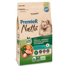 Ração Premier Nattu Para Cães Adultos De Pequeno Porte Sabor Abóbora -