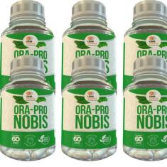 Ora-Pró- Nobis - 60 Caps 500Mg Kit Com - 6 Potes - Lider Vendas