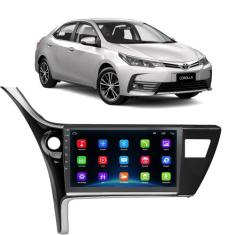 Kit Central Multimídia Android Corolla 2018 2019 9 Polegadas Tv Online