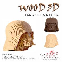 Quebra cabeças 3d darth vader decoração ornamento enfeite - INDÚSTRIA 