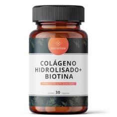 Colágeno Hidrolisado 500mg + Biotina 10mg 30 Cápsulas