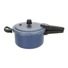 Panela de Pressão Fechamento Externo Conecta de 4.5 Litros Antiaderente, Azul, Ramos