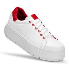 Tênis Feminino Moda Casual Flat Sola Leve Cadarço Estilo e Conforto Mu