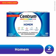 Polivitamínico Centrum Essentials Homem de A a Zinco 60 comprimidos 60 Comprimidos