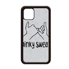 Black Pinky Swear Capa personalizada para iPhone 12 Pro Max para Apple Mini Mobile Case