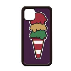 Capa de três camadas com sabor doce de sorvete para iPhone 12 Pro Max para Apple Mini Mobile Case