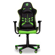 Cadeira Gamer Dazz Prime-X Com Apoio de Braço - Preto/Verde