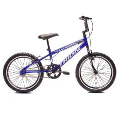 Bicicleta Aro 20 Infantil Bmx Cross Tridal Bike Azul