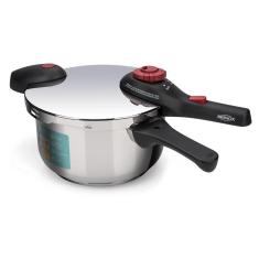 Panela de Pressão 4,5 Litros Supra Brinox com Fundo Triplo e 5 Dispositivos de Segurança
