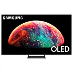Samsung Smart TV 77 OLED 4K 77S90C Processador com IA Som em Movimento Virtual - Preto