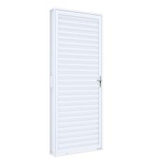 Porta de Aço de Giro Laminada 215x70cm Riobras Branco