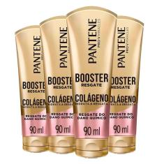 Kit Booster Resgate Pantene Colágeno Hidrata e Resgata Dano Químico 90ml - 4 Unidades