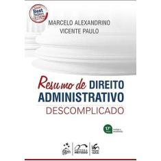 Resumo De Direito Administrativo Descomplicado - Editora Metodo
